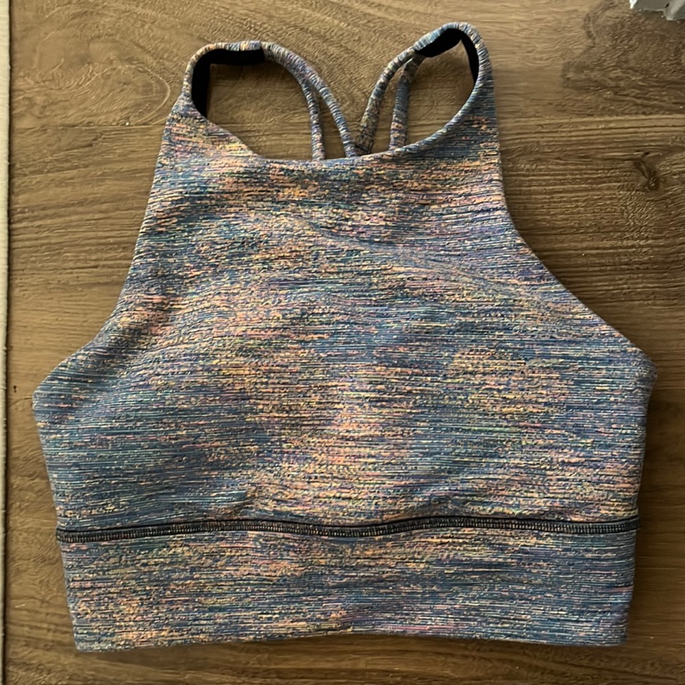 Lululemon long line high neck energy bra